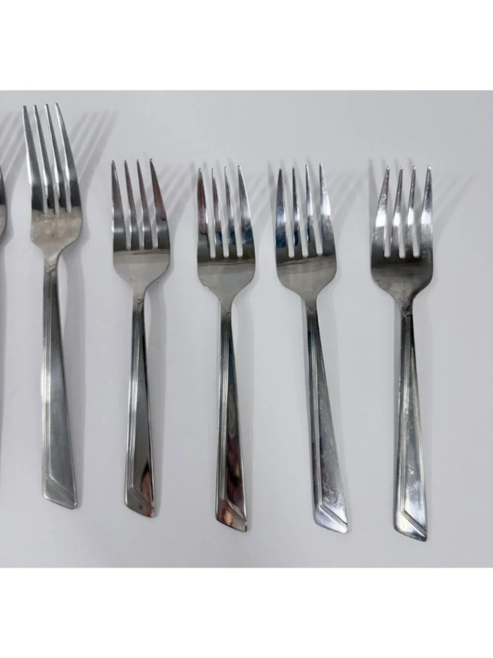 Farberware 7-Piece Replacement Flatware Set 6 Forks & 1 Spoon 18/10 Stainless St